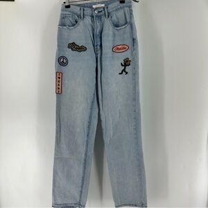 PacSun Light Blue Denim Dad Jean Straight